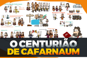 Jesus cura o Servo do Centurião de Cafarnaum (Bíblia Ilustrada).